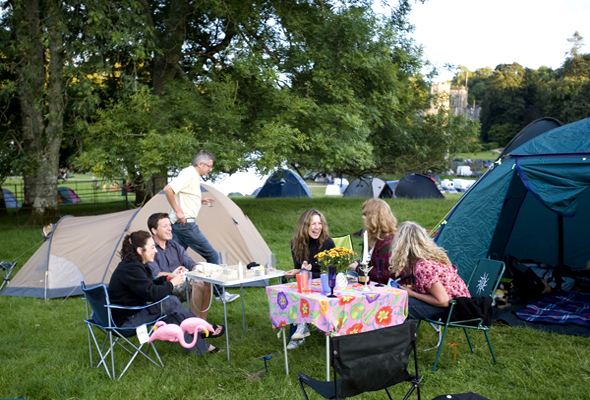 Camping at the Port Eliot Festival