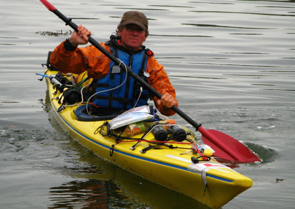 Jasper Wynn kayaking